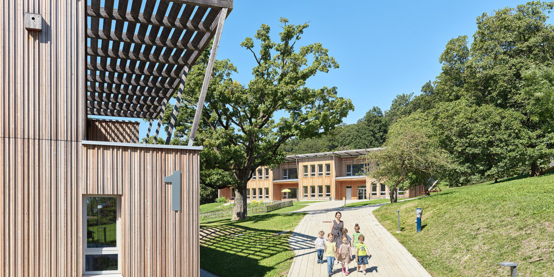 wienwood2021 Preisträger: Kindergarten Pötzleinsdorf von Schauder Architekten, Holzbau: Handler Bau, 2018