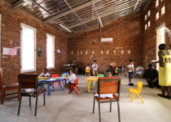 Benga Riverside Schule, Tete, Mozambique von Francis Kéré Foto: Francis Kéré